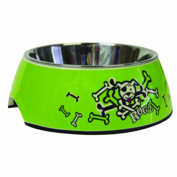 ROGZ Bubble Bowlz Lime Bone, 160 ml